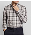 Modern Fit Grey Plaid Shirt