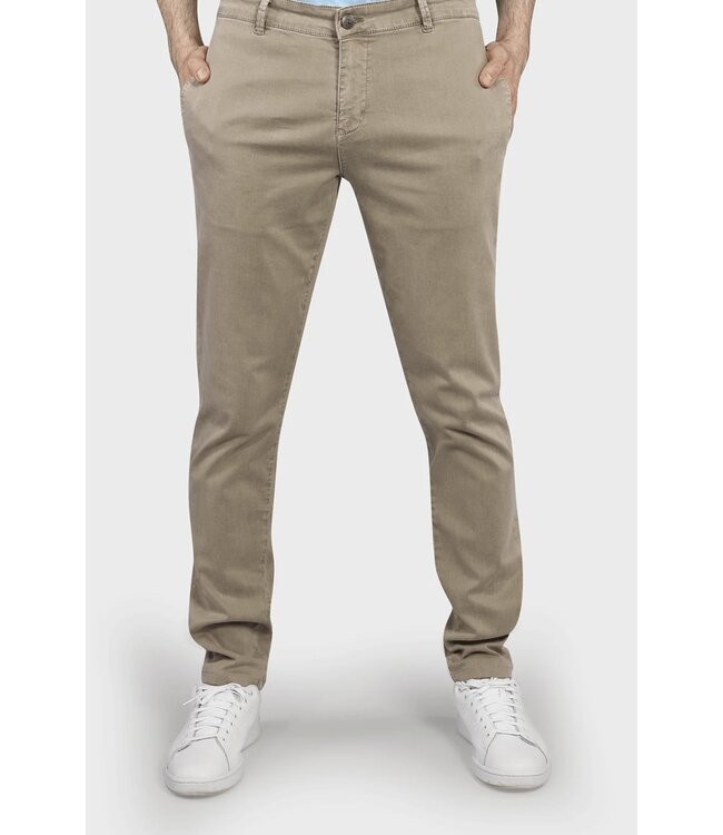 Slim Fit Oatmeal Casual Pants