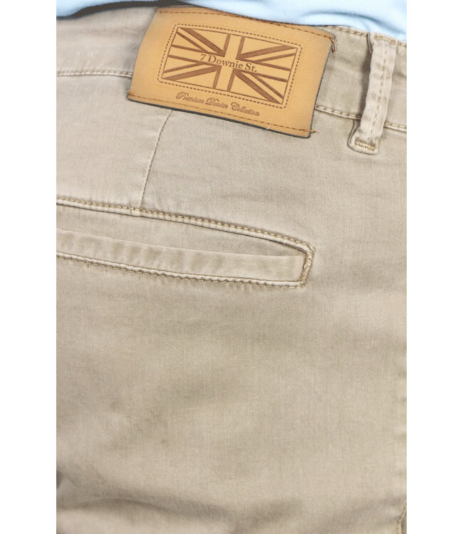 Slim Fit Oatmeal Casual Pants