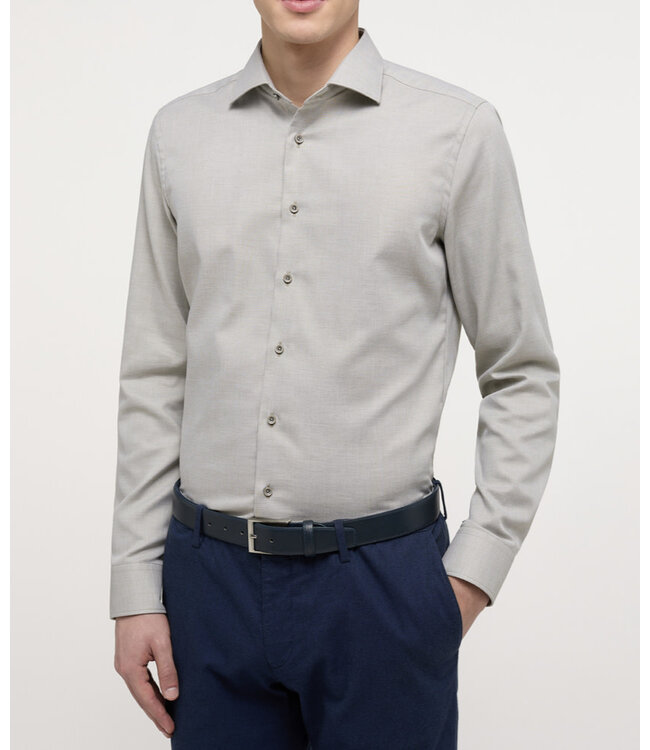 Slim Fit Khaki Shirt