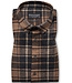 Modern Fit Brown Sarazen Plaid Flannel Shirt