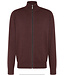 Burgundy Full Zip Sweater
