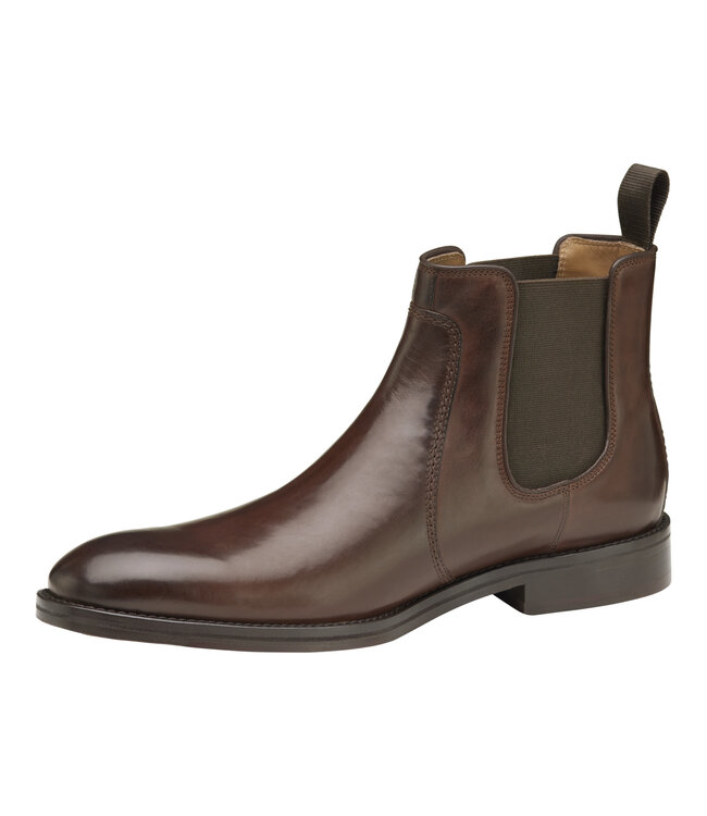 Meade Mahogany Italian Calfskin Boots
