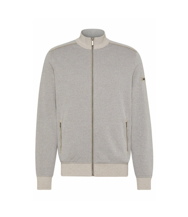 Tan Gray Full Zip