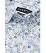 Modern Fit Navy Green Floral Shirt