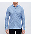 Modern Fit Blue Floral Shirt