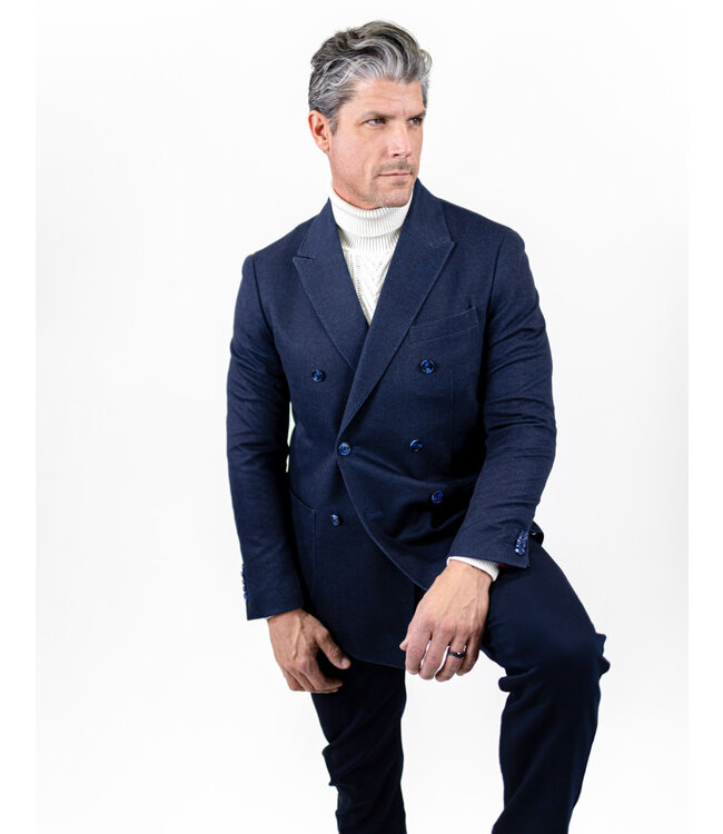 Modern Fit Navy DB Sport Coat
