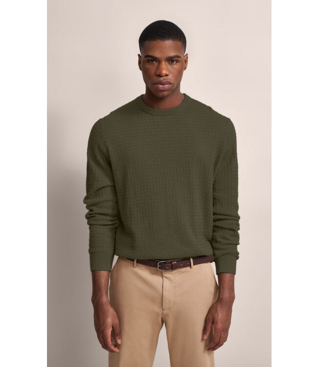 Olive Green Cable Knit Sweater