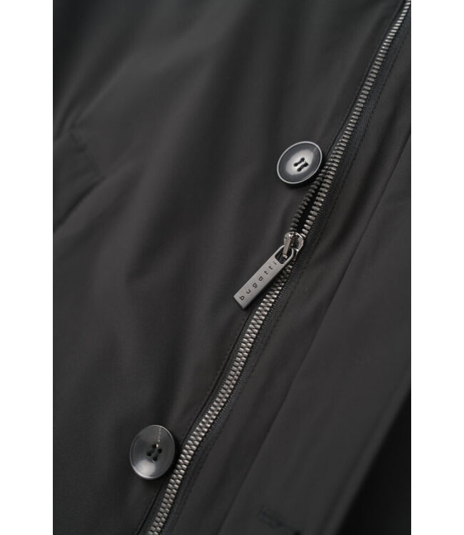 Black Removable Lining Raglan