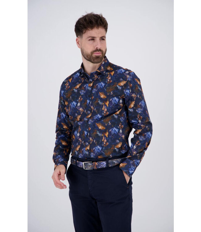 Modern Fit Autumn Leaves Shirt
