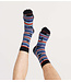 Blue Multi Fins Socks