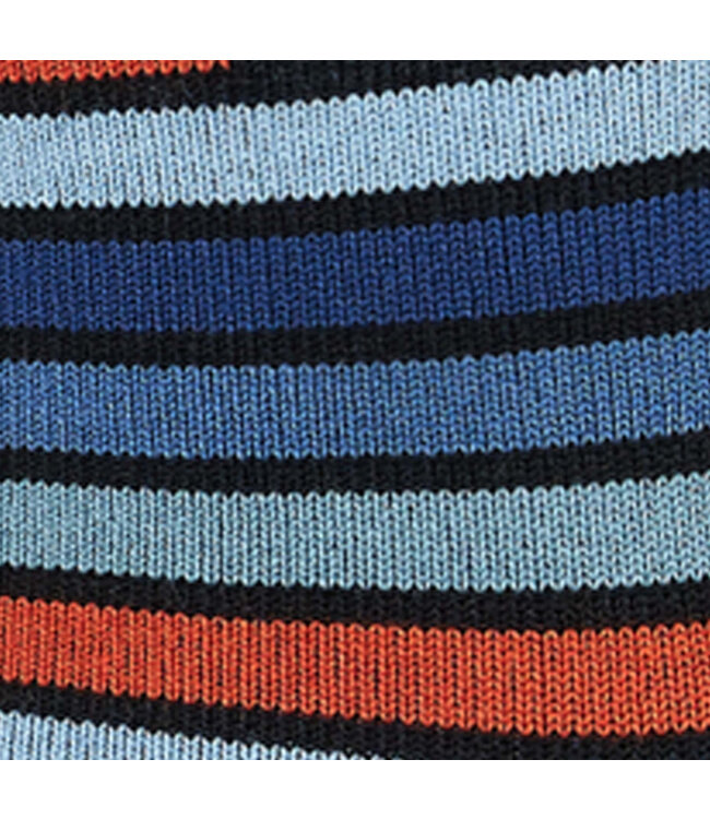 Blue Multi Fins Socks