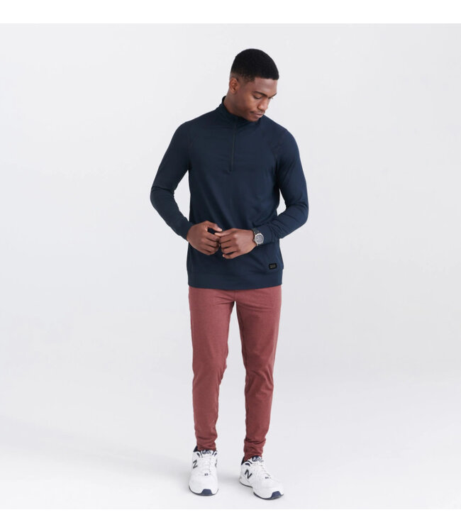 Peakdaze Half Zip Black