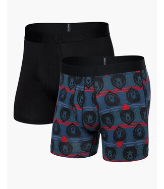 SAXX Slim Fit DropTemp Boxer Brief 2 PK  Grizzly