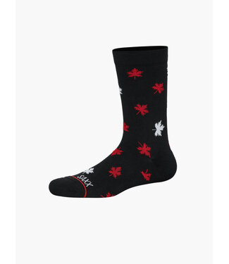 SAXX Black Maple Leafs Socks
