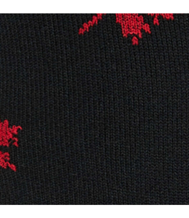 Black Maple Leafs Socks