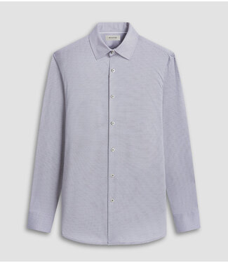 BUGATCHI Modern Fit Khaki Print Shirt