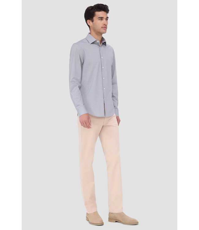 Modern Fit Khaki Print Shirt