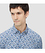 Modern Fit Dusty Blue Pattern Shirt
