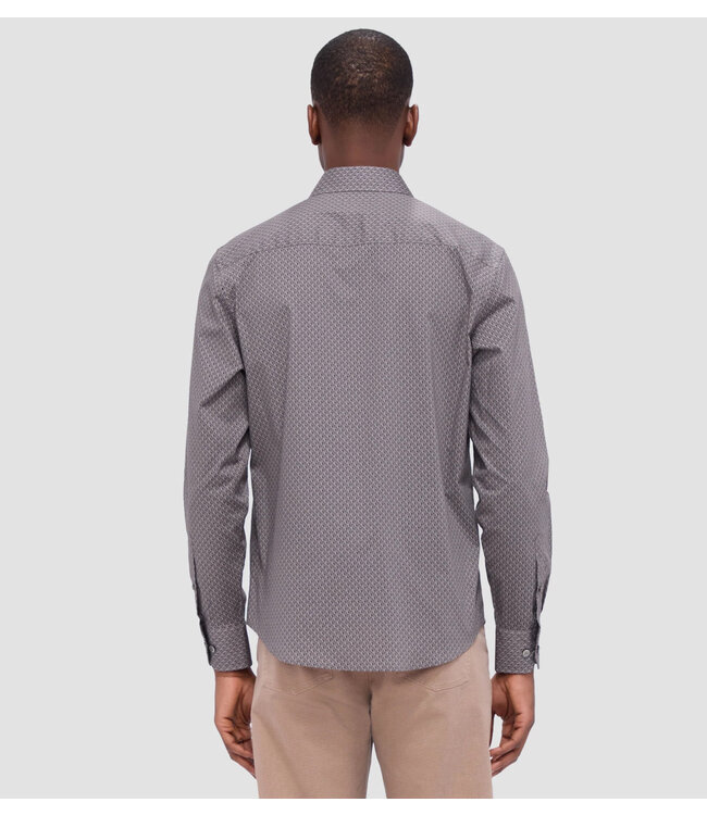 Modern Fit Graphite Printed Shirt