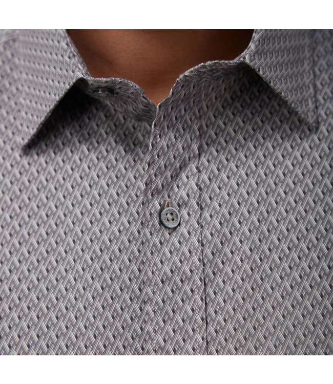 Modern Fit Graphite Printed Shirt