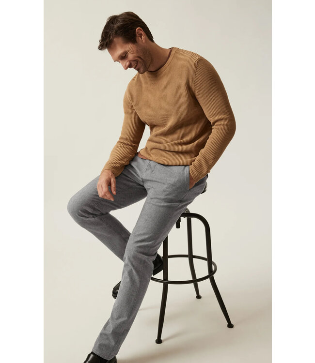 Slim Fit Grey Casual Pants