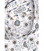 Modern Fit White Teal Paisley Shirt