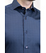 7 DOWNIE Modern Fit Navy Tonal Pattern Shirt