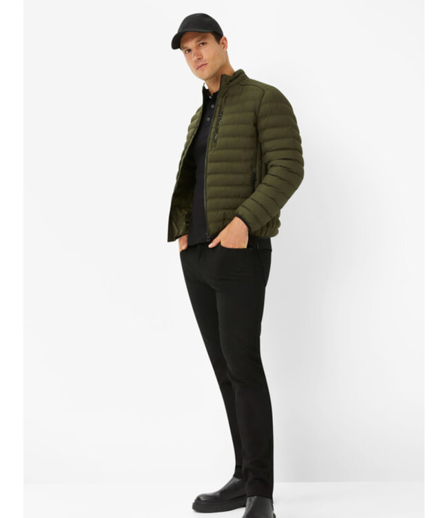 Slim Fit Black Hi-Flex Jersey Pants