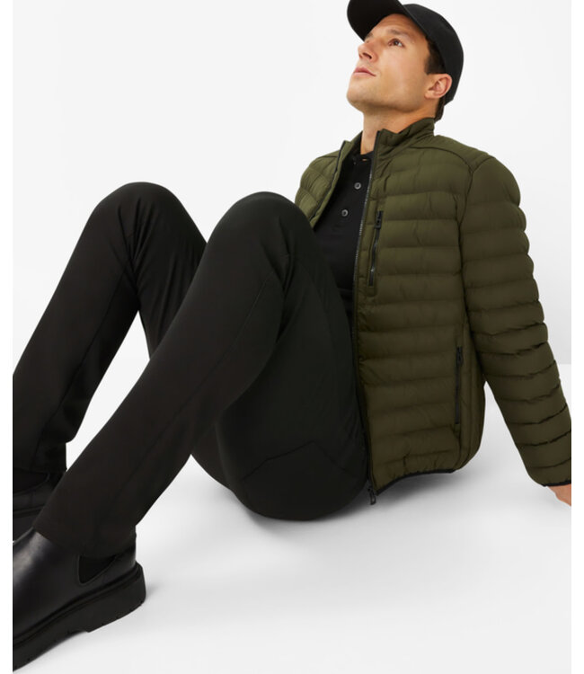 Slim Fit Black Hi-Flex Jersey Pants