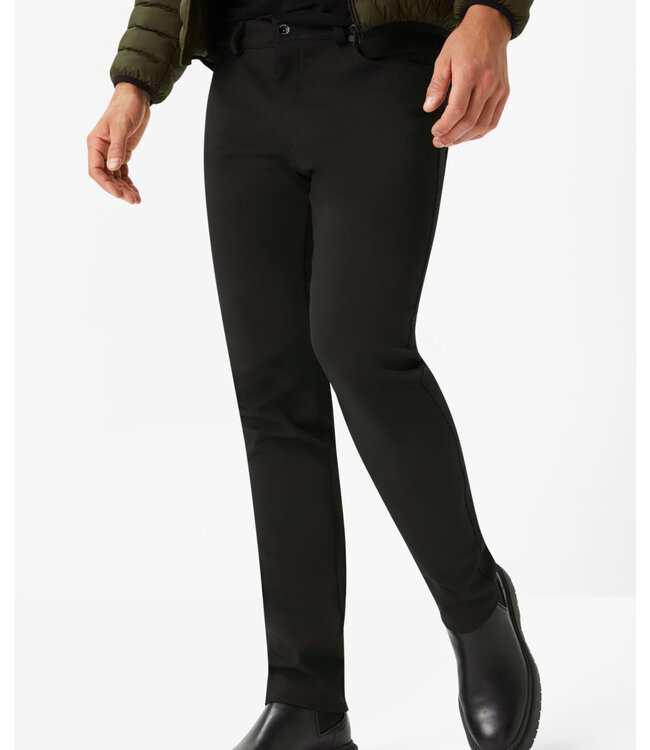 Slim Fit Black Hi-Flex Jersey Pants