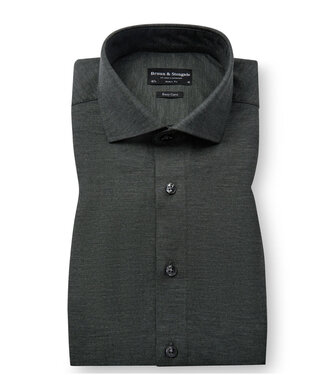 BRUUN & STENGADE Modern Fit Green Wall Shirt