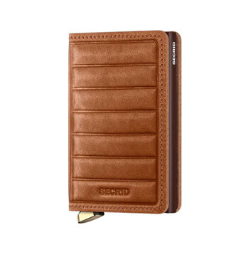 SECRID Emboss Lines Cognac Slimwallet