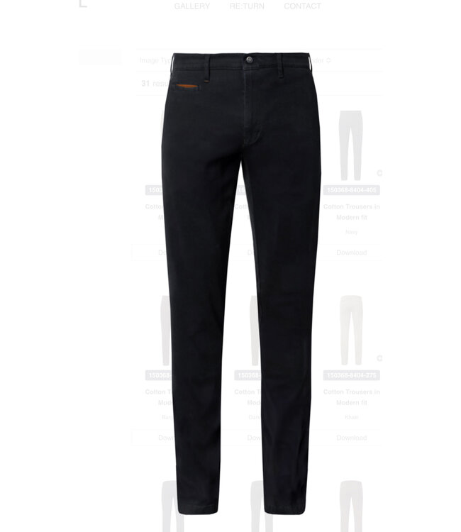 Modern Fit Navy Casual Pants