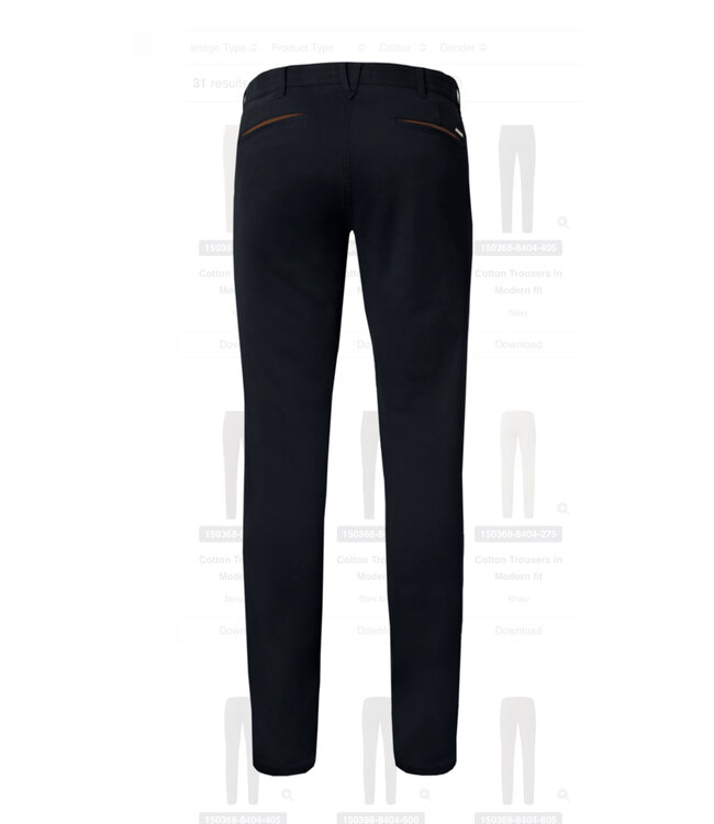 Modern Fit Navy Casual Pants