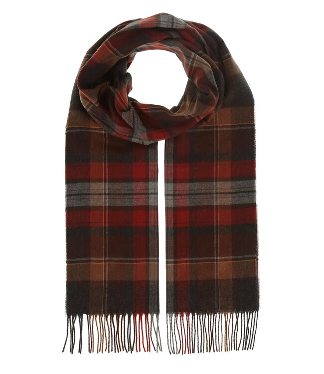 Chocolate Plaid Scarf