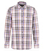 Modern Fit Tan Green Plaid Shirt
