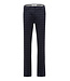 Slim Fit Grey Navy Plaid Pants