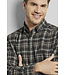 Modern Fit Charcoal Flannel Shirt