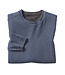 Charcoal/Blue Reversible Crew Neck T-Shirt