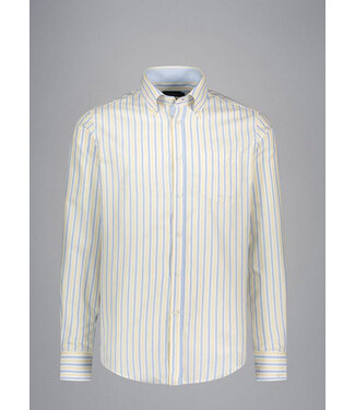 PAUL & SHARK Modern Fit Blue Yellow Stripe Shirt