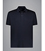 PAUL & SHARK Navy Aqua Interlock Polo