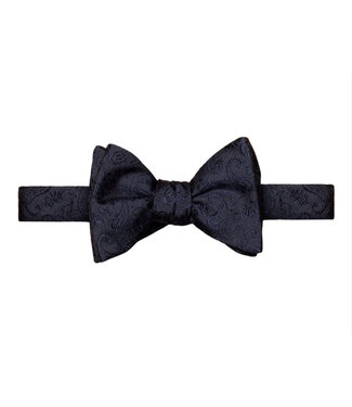 ETON Navy Paisley Bow Tie