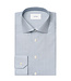 Slim Fit Blue Micro Print Twill Shirt