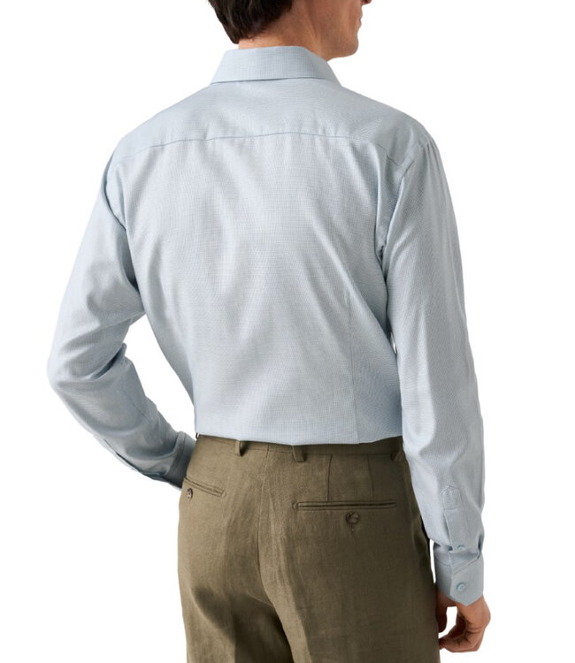 Modern Fit Green Dobby Shirt