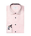 Modern Fit Pink Twill Paisley Trim Shirt