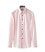 Modern Fit Pink Twill Paisley Trim Shirt