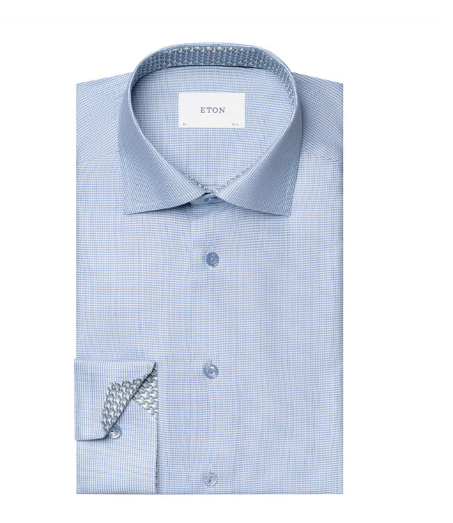 Modern Fit Blue Dobby Shirt