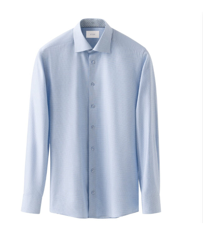 Modern Fit Blue Dobby Shirt