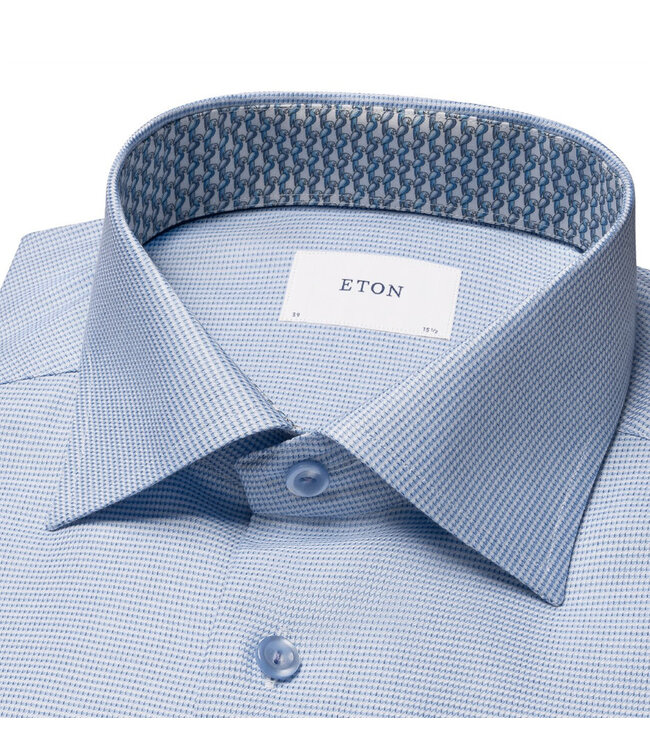 Modern Fit Blue Dobby Shirt